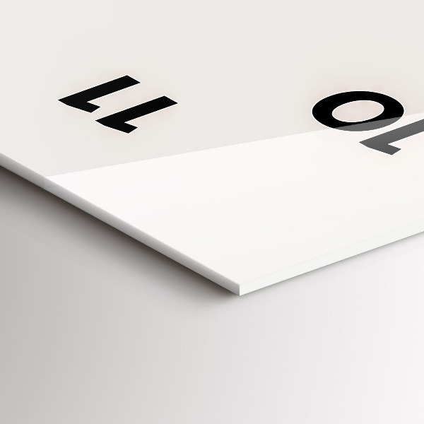 Vertikálne hodiny maľovaný portrét tigra