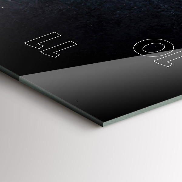 Vertikálne hodiny Zelenina