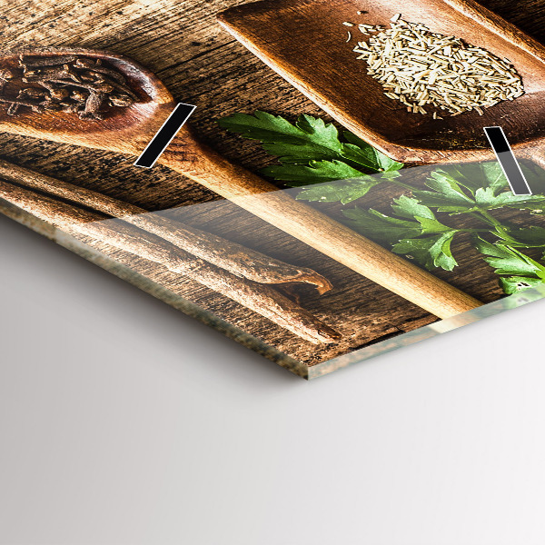 Vertikálne hodiny Lyžice korenia