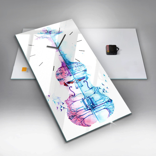 Vertikálne hodiny Jazero Cello Park