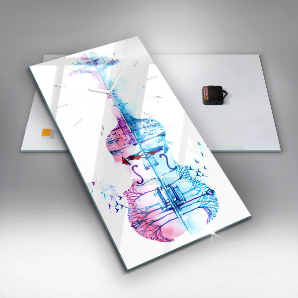 Vertikálne hodiny Jazero Cello Park