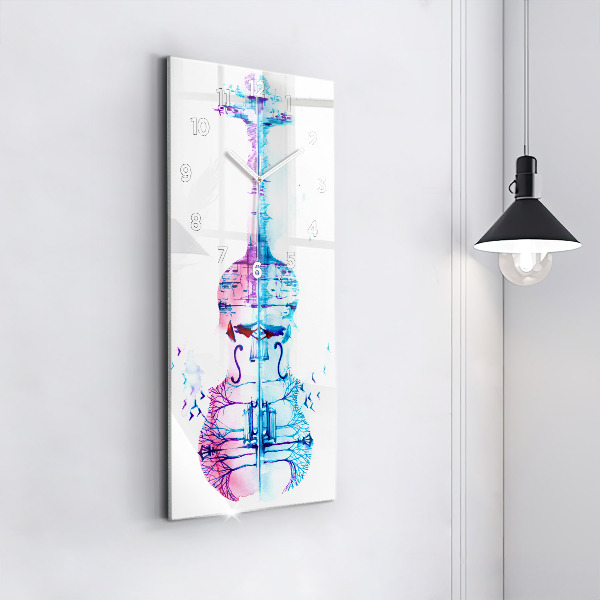 Vertikálne hodiny Jazero Cello Park