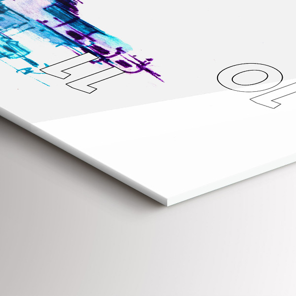 Vertikálne hodiny Jazero Cello Park