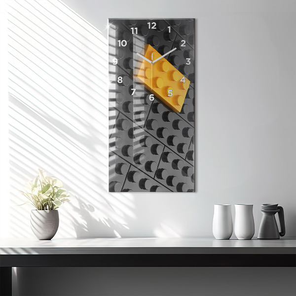 Vertikálne hodiny Hračkárske bloky