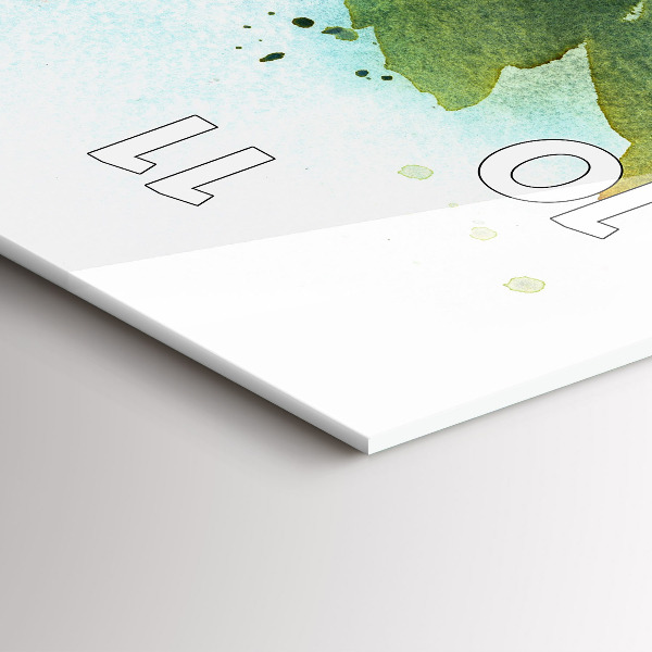 Vertikálne hodiny Vizualizácia prírody