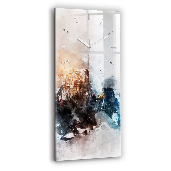 Vertikálne hodiny Abstraktné tváre