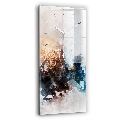 Vertikálne hodiny Abstraktné tváre