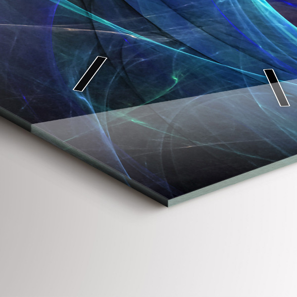 Vertikálne hodiny Farebný fraktál