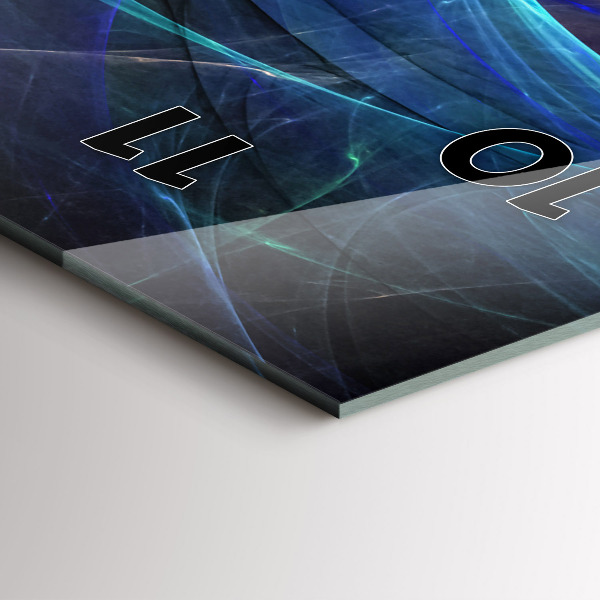 Vertikálne hodiny Farebný fraktál