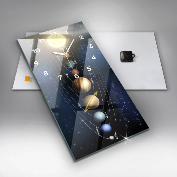 Vertikálne hodiny Slnečná sústava