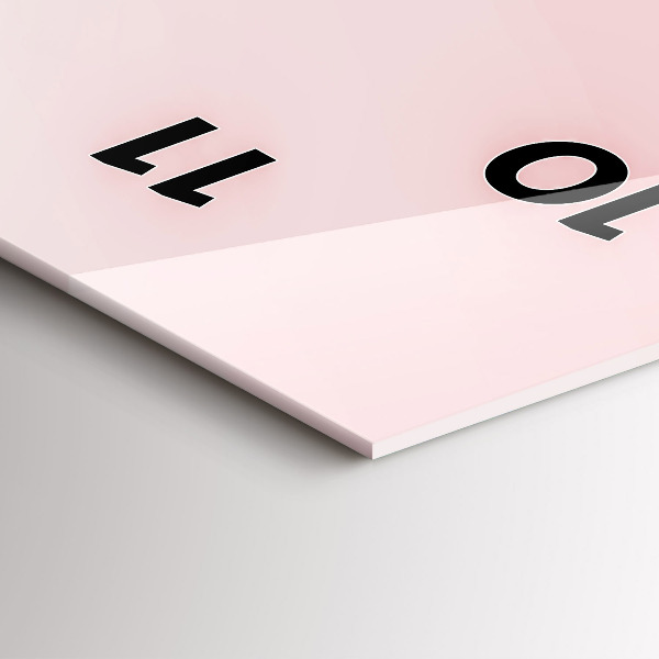 Vertikálne hodiny Nápis Milujte sa