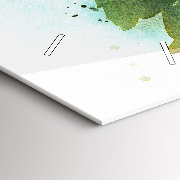 Vertikálne hodiny Ruže vo váze s akvarelom