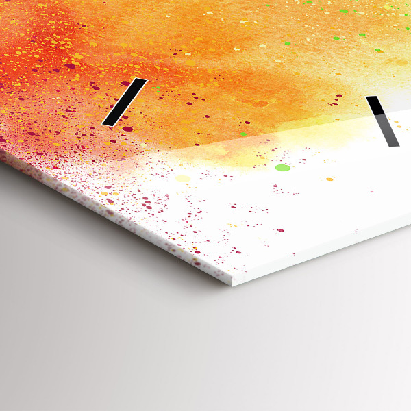 Vertikálne hodiny Abstraktná dúha