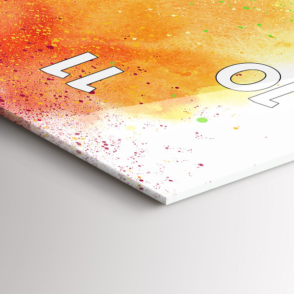 Vertikálne hodiny Abstraktná dúha