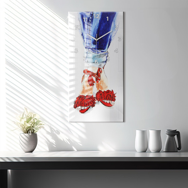 Vertikálne hodiny Dámske vysoké opätky