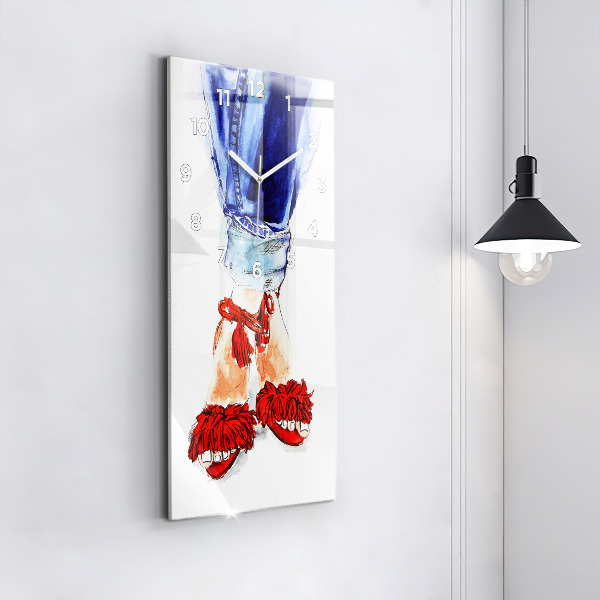 Vertikálne hodiny Dámske vysoké opätky