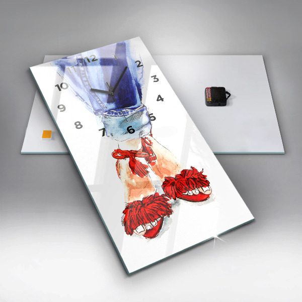 Vertikálne hodiny Dámske vysoké opätky