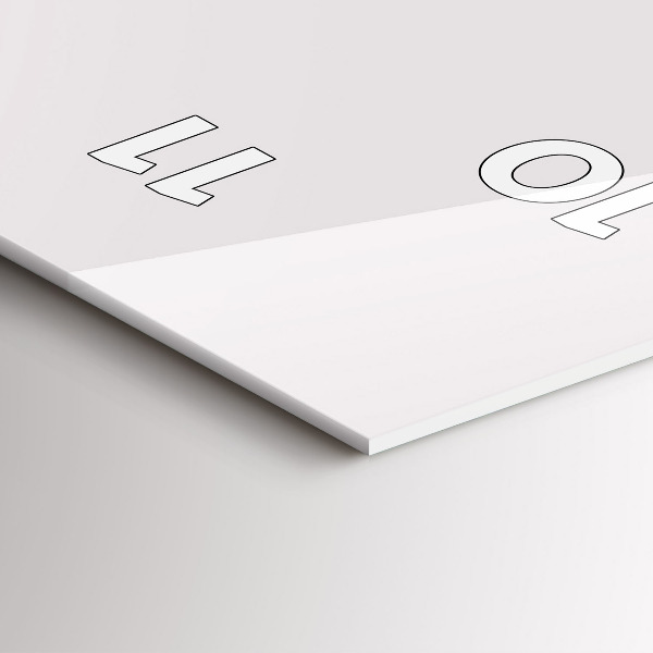 Vertikálne hodiny Perokresba nosorožca