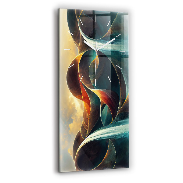 Vertikálne hodiny Tečúci vodopád