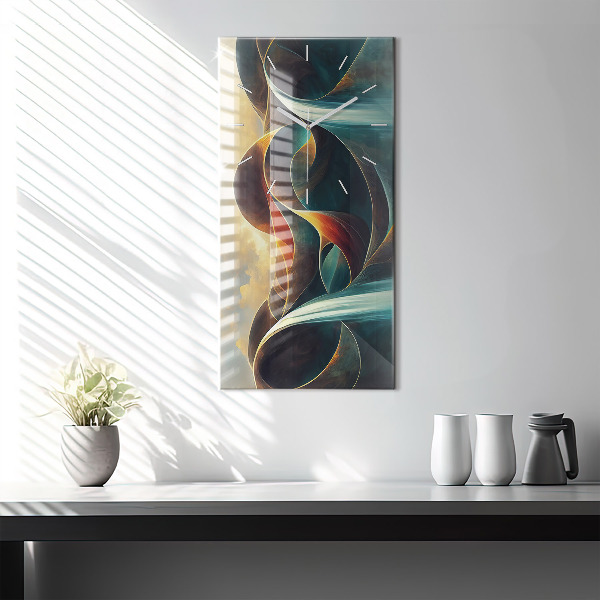 Vertikálne hodiny Tečúci vodopád