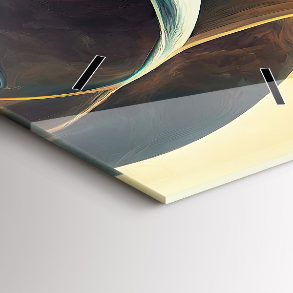 Vertikálne hodiny Tečúci vodopád