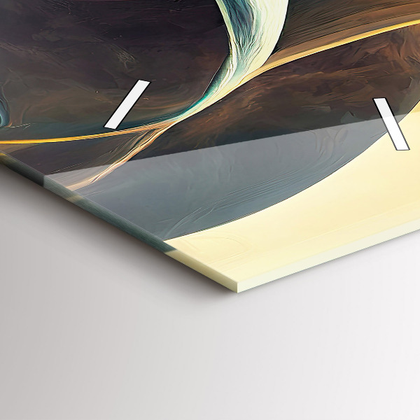 Vertikálne hodiny Tečúci vodopád