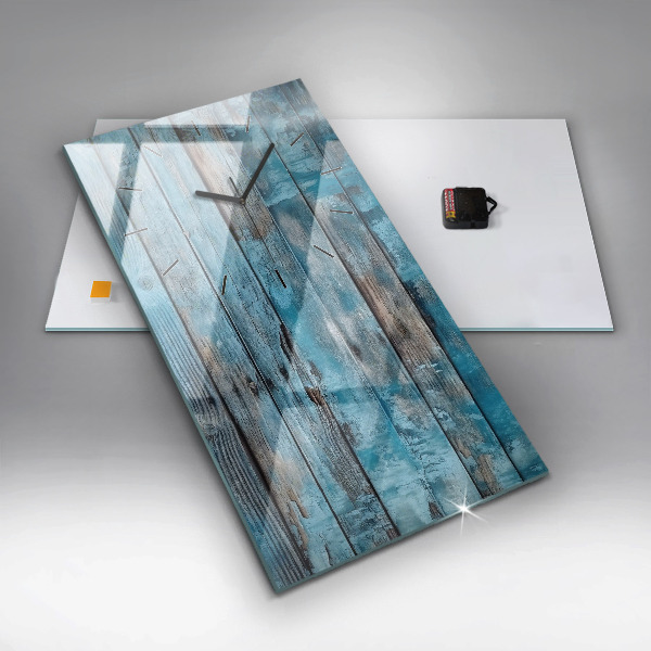 Vertikálne hodiny Modré dosky