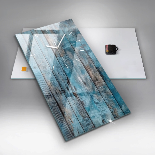 Vertikálne hodiny Modré dosky