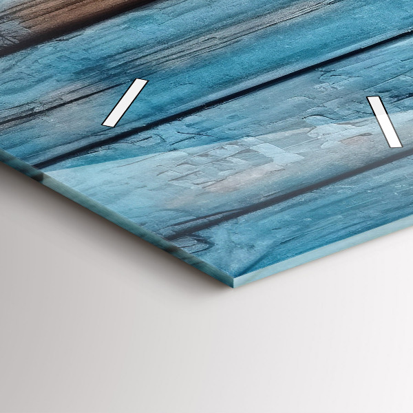 Vertikálne hodiny Modré dosky