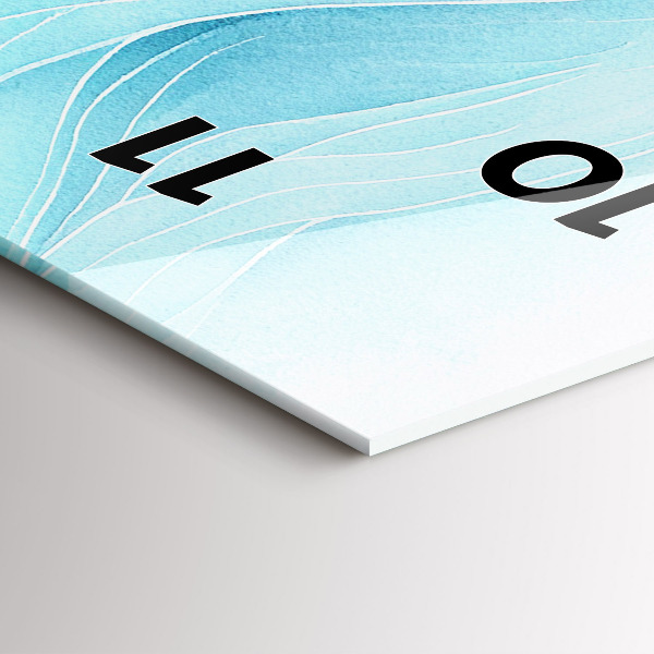 Vertikálne hodiny Modré oblaky