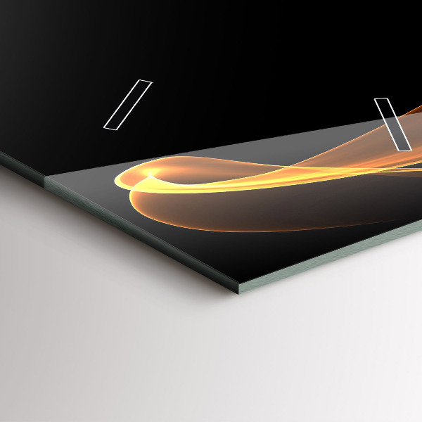 Vertikálne hodiny Oranžové čiary