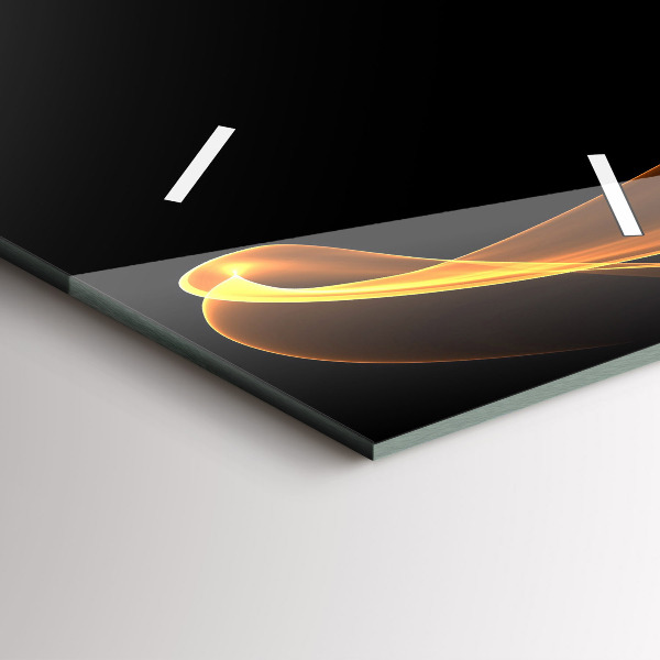 Vertikálne hodiny Oranžové čiary