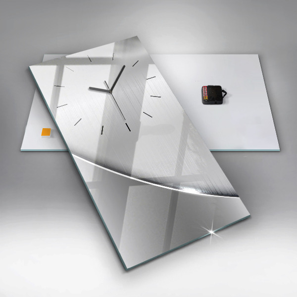 Vertikálne hodiny Strieborný vzor