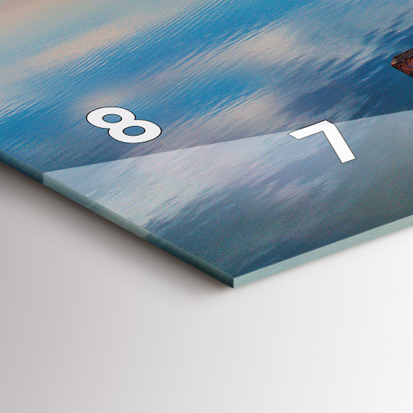 Horizontálne hodiny Jazerné mólo