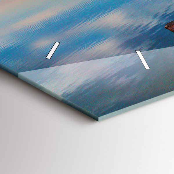 Horizontálne hodiny Jazerné mólo