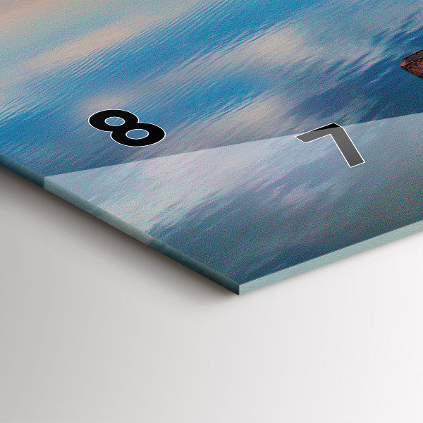 Horizontálne hodiny Jazerné mólo