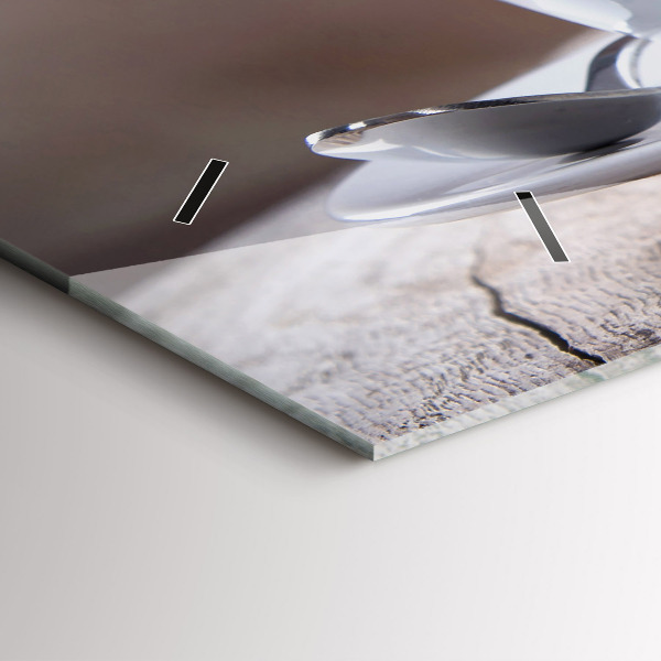 Horizontálne hodiny Šálka kávy