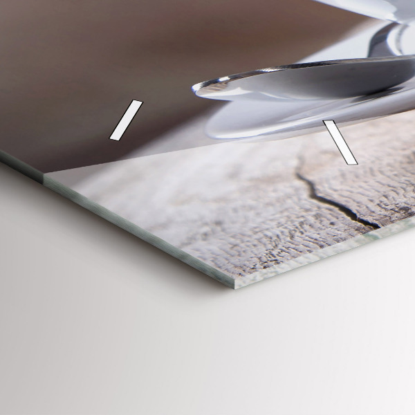 Horizontálne hodiny Šálka kávy