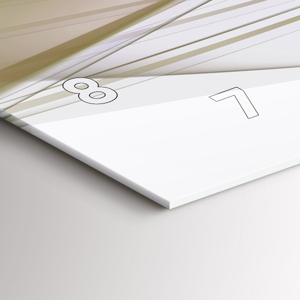 Horizontálne hodiny Svetlá abstrakcia