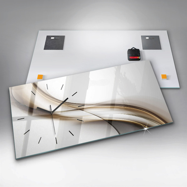 Horizontálne hodiny Abstraktné línie