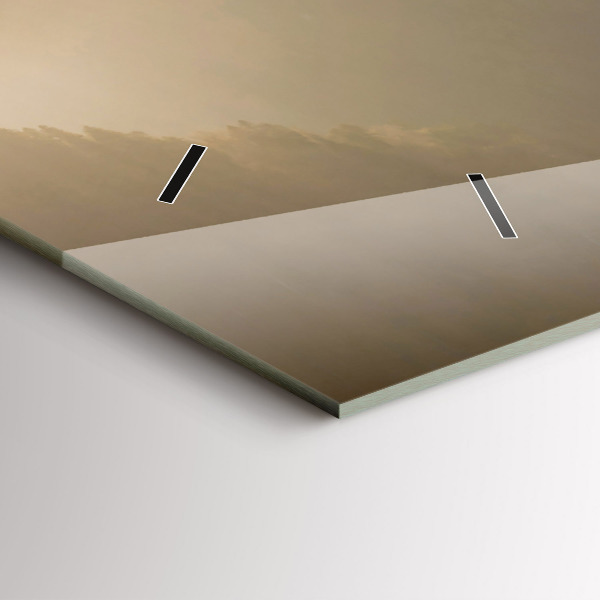 Horizontálne hodiny Strom v horách