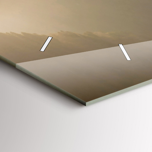 Horizontálne hodiny Strom v horách