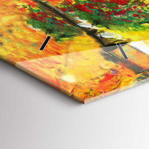 Horizontálne hodiny Benátsky most Rialto