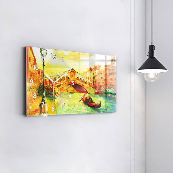 Horizontálne hodiny Benátsky most Rialto