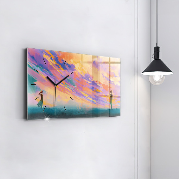 Horizontálne hodiny Platonická láska