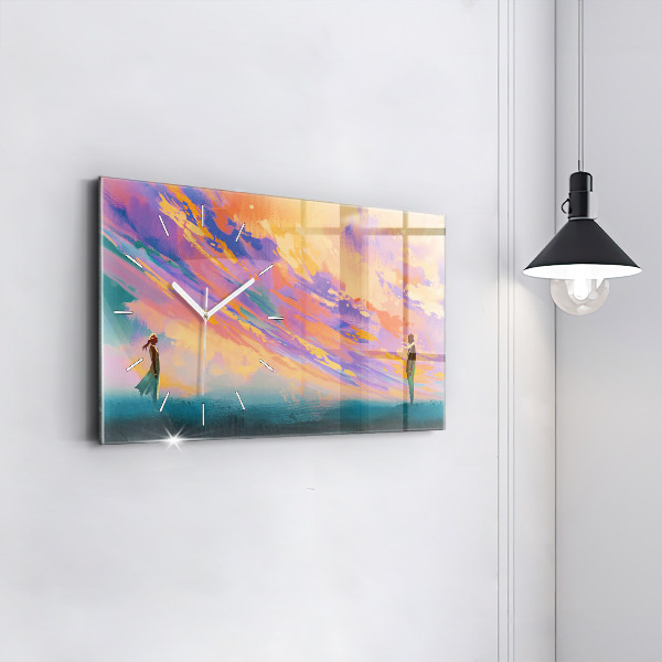 Horizontálne hodiny Platonická láska