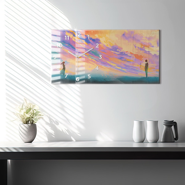 Horizontálne hodiny Platonická láska