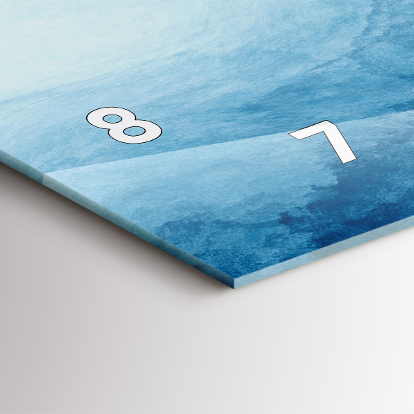 Horizontálne hodiny Odber vody