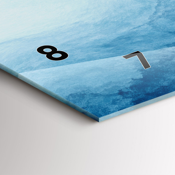 Horizontálne hodiny Odber vody