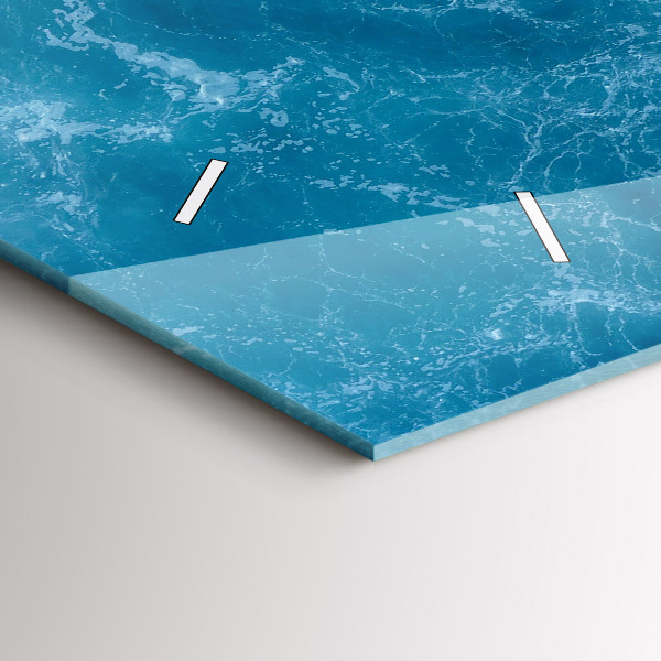 Horizontálne hodiny Morská voda